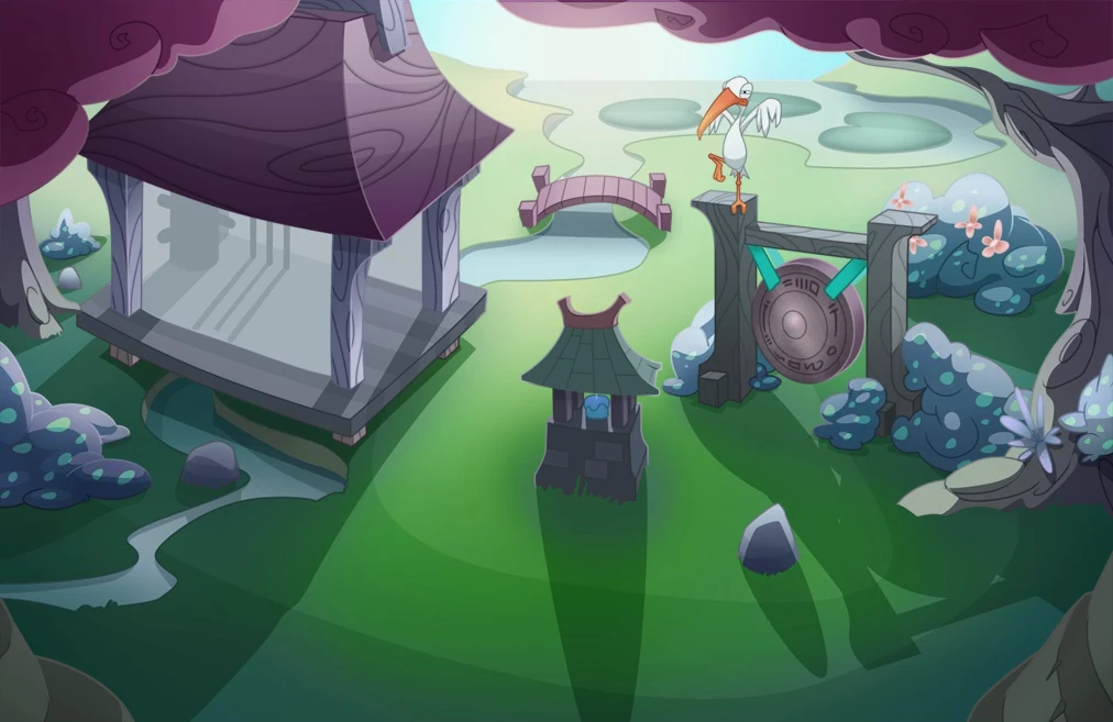 The Japanese garden of Camino Ninja